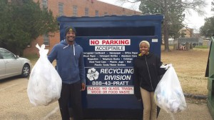 Pratt Recycling Bin at Grambling State University